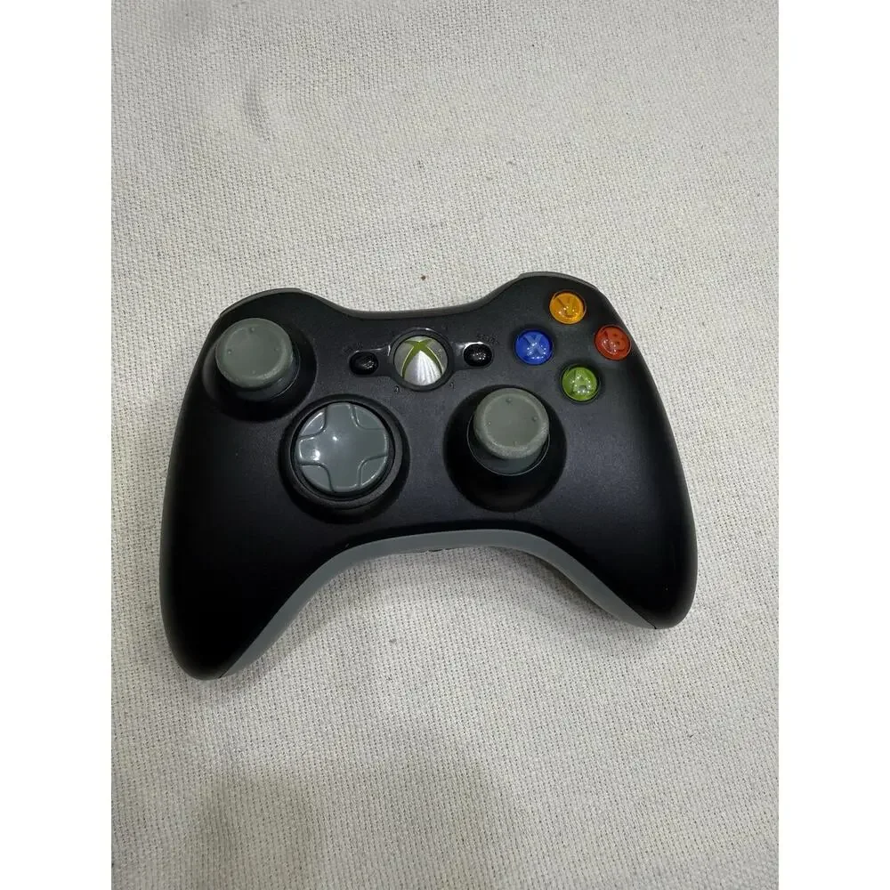 Xbox 360 Slim Black 250GB Console Tested Working Controller - 5 GAMES